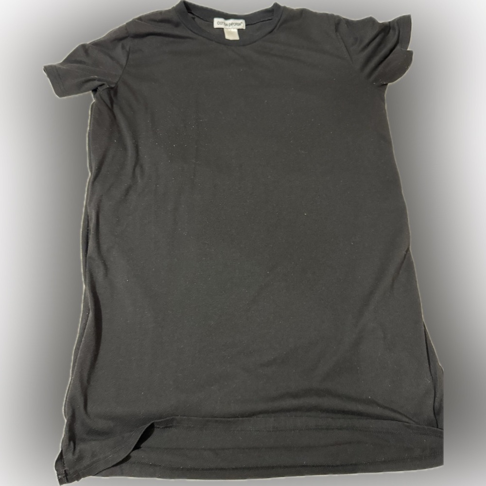 Cotton Emporium Black T-Shirt Dress